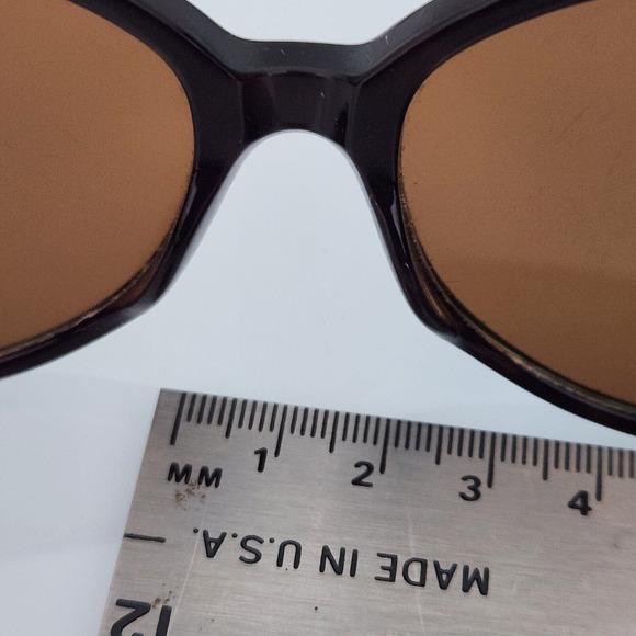 Coach S2026 Woman Sunglasses Tortoise Brown Round Wrap Frame Signature Gold C - Picture 12 of 14